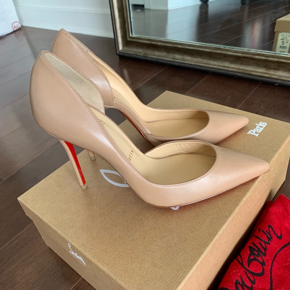 Christian Louboutin - IRIZA 100 NAPPA NUDE